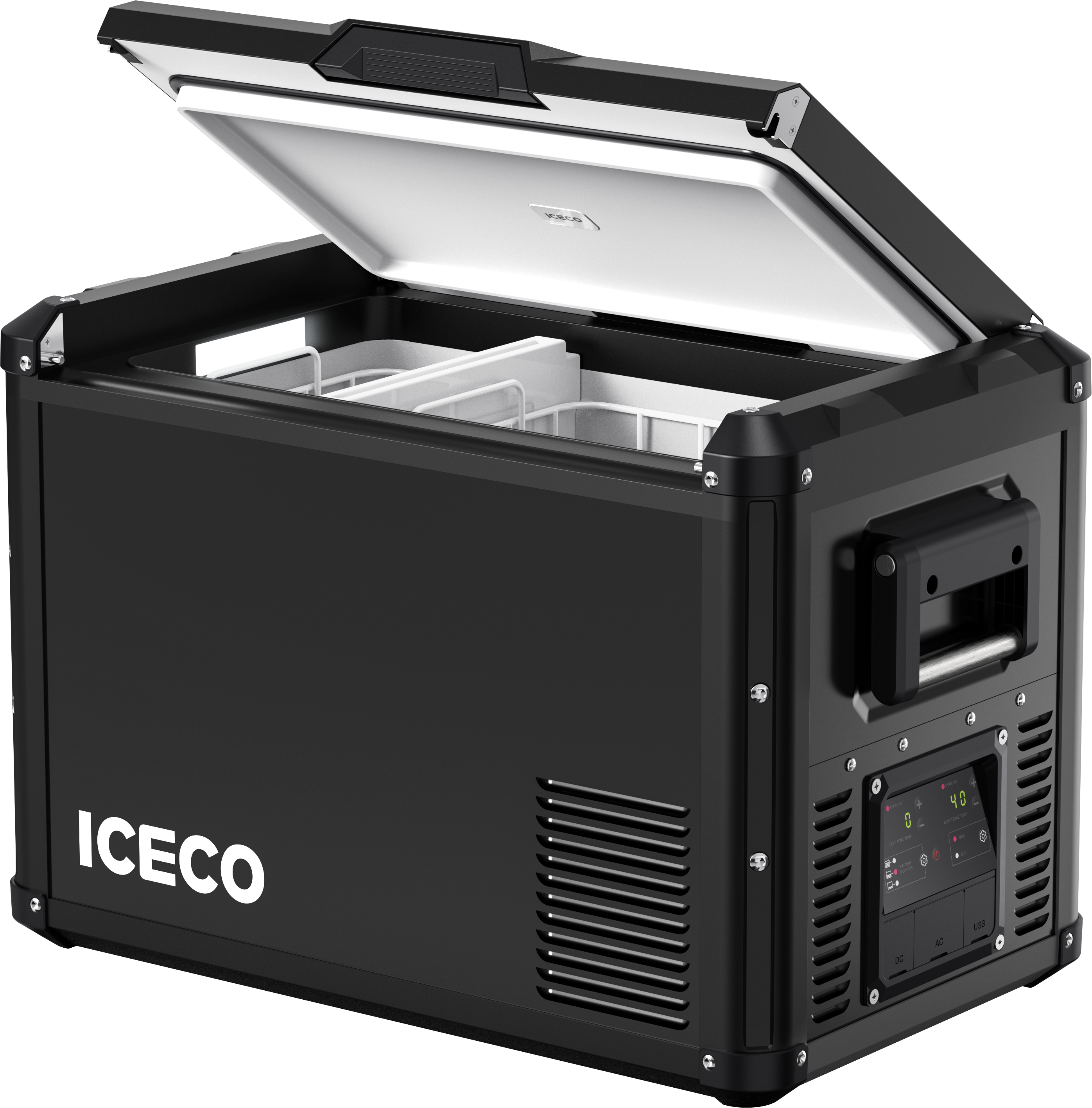 VL45ProD Dual Zone Portable Freezer - Black | ICECO