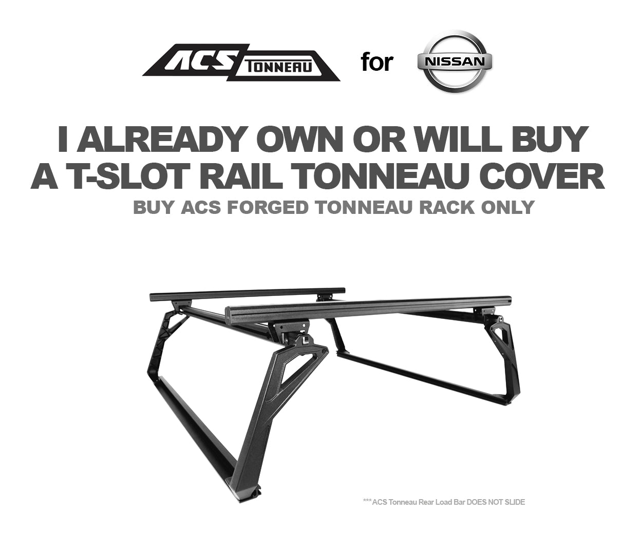 Leitner ACS FORGED TONNEAU - RACK ONLY - Nissan