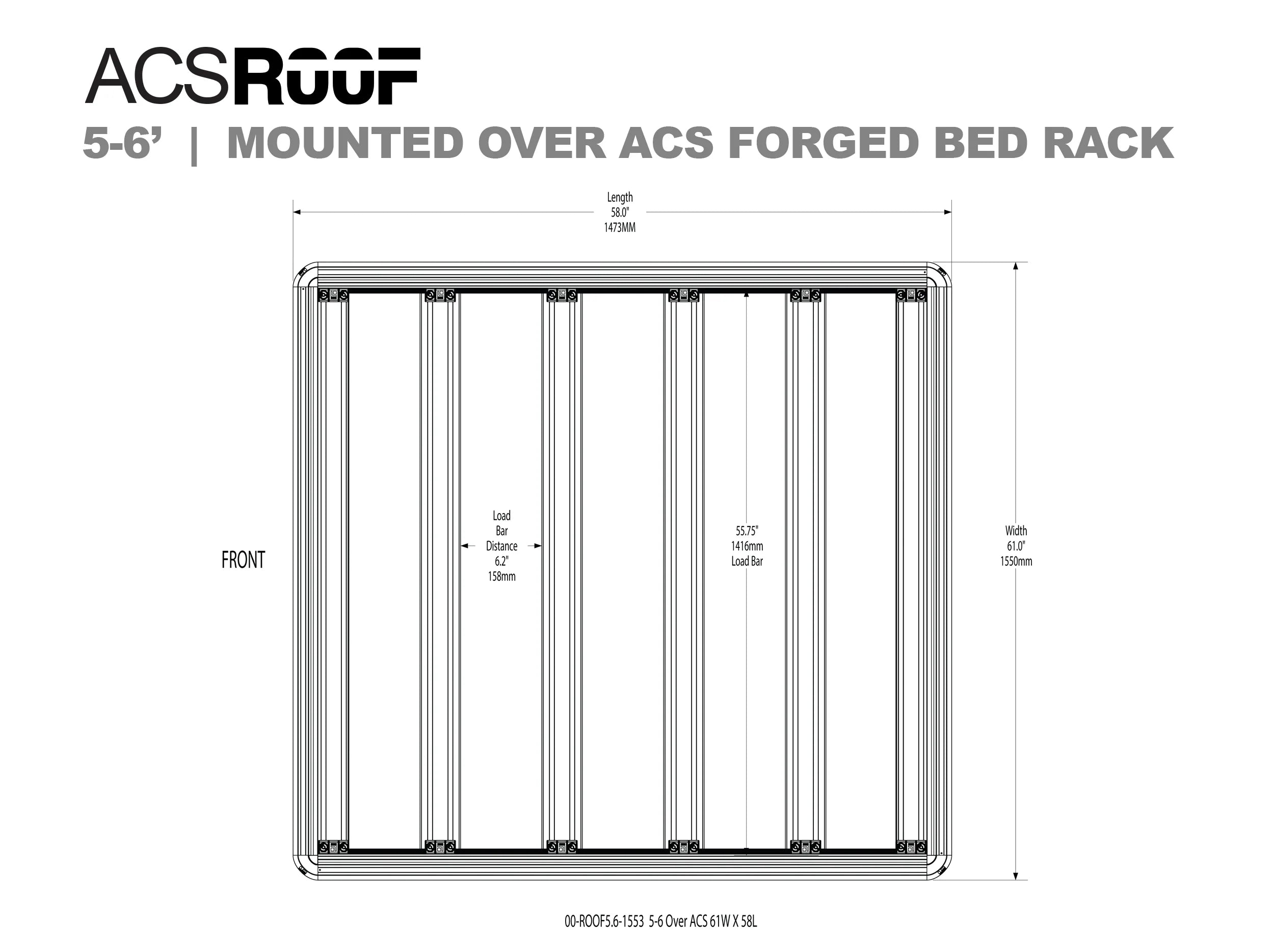 Leitner ACS ROOF | Over ACS FORGED & CLASSIC Bedrack