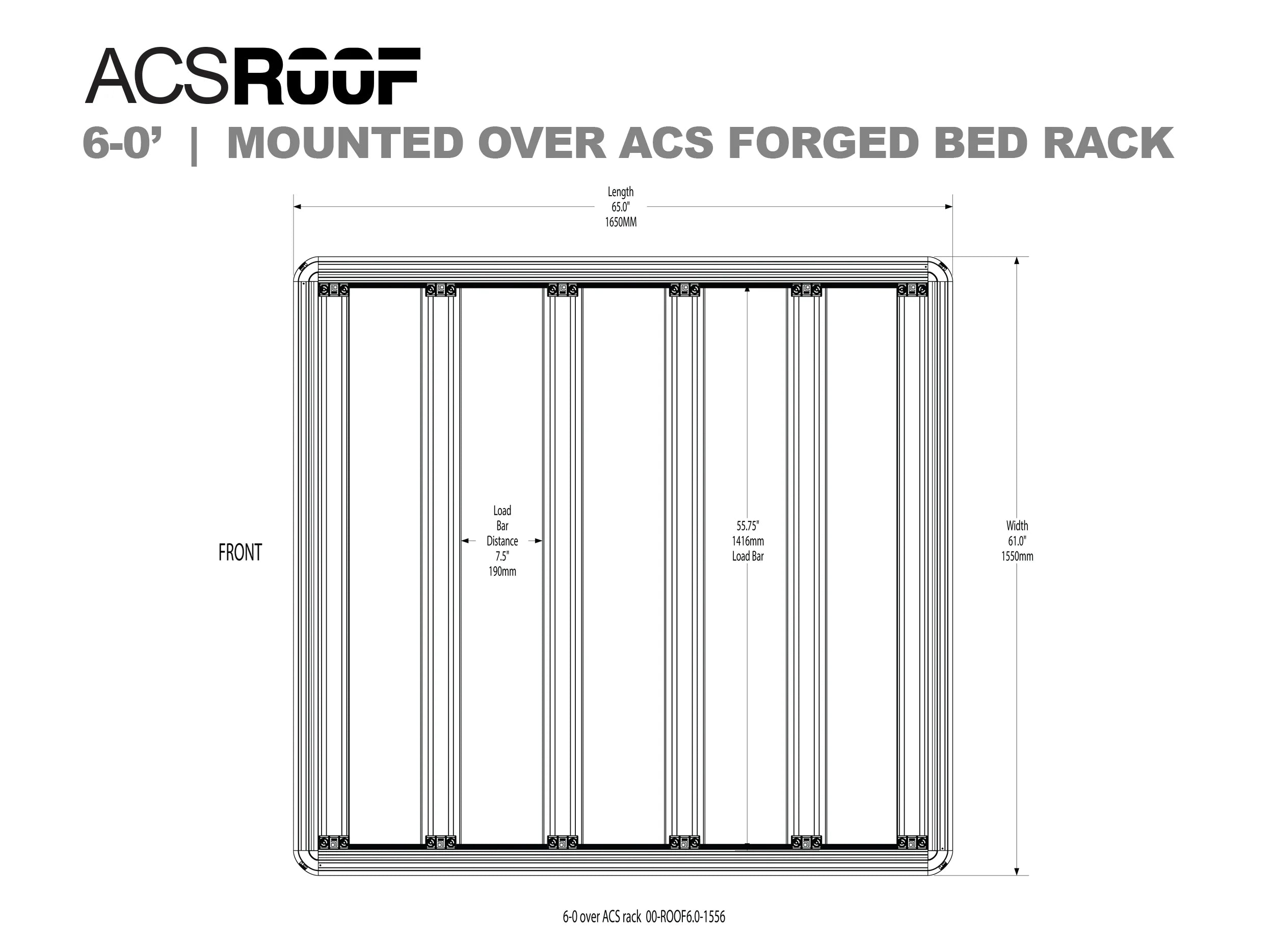 Leitner ACS ROOF | Over ACS FORGED & CLASSIC Bedrack