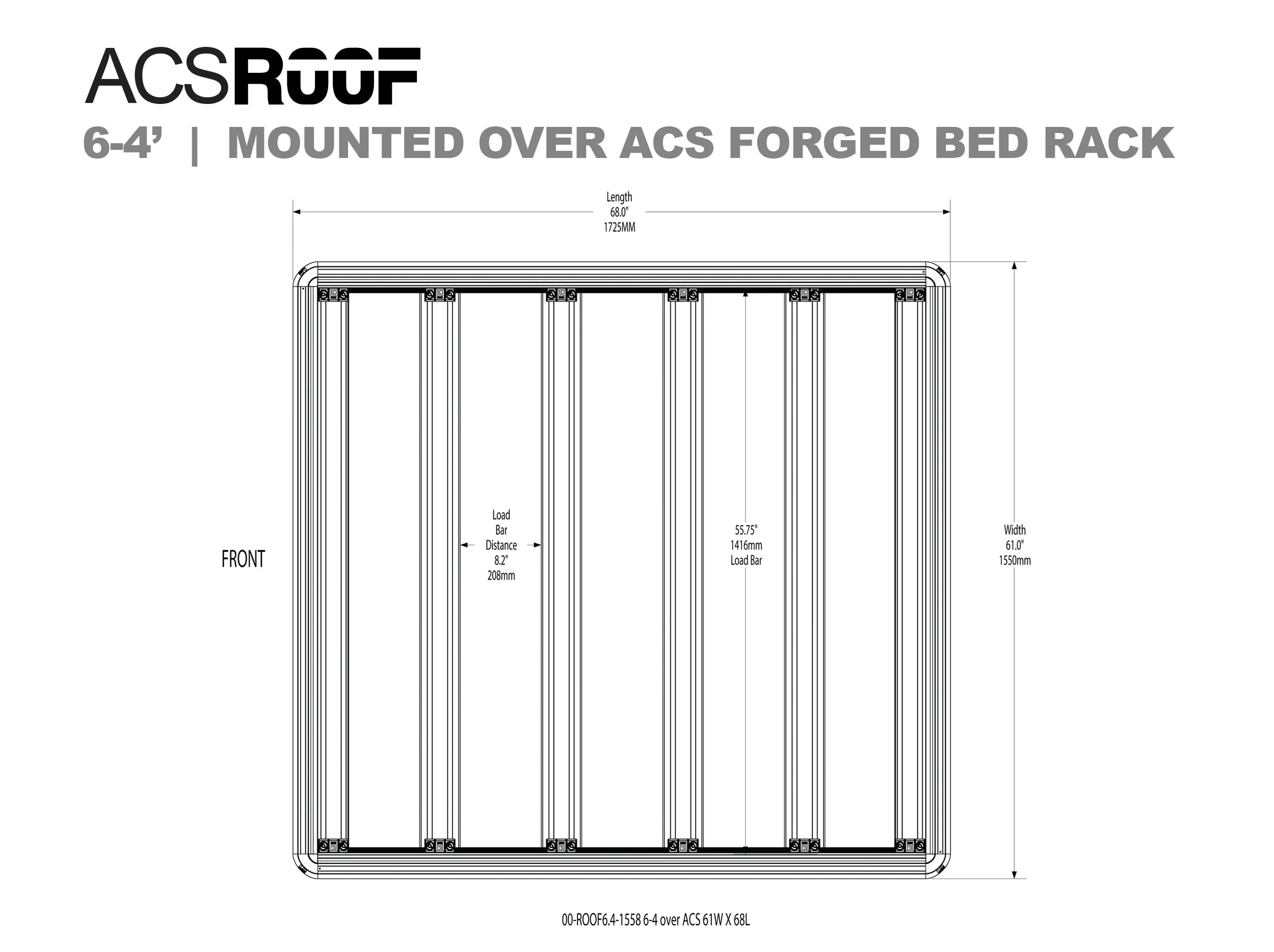 Leitner ACS ROOF | Over ACS FORGED & CLASSIC Bedrack