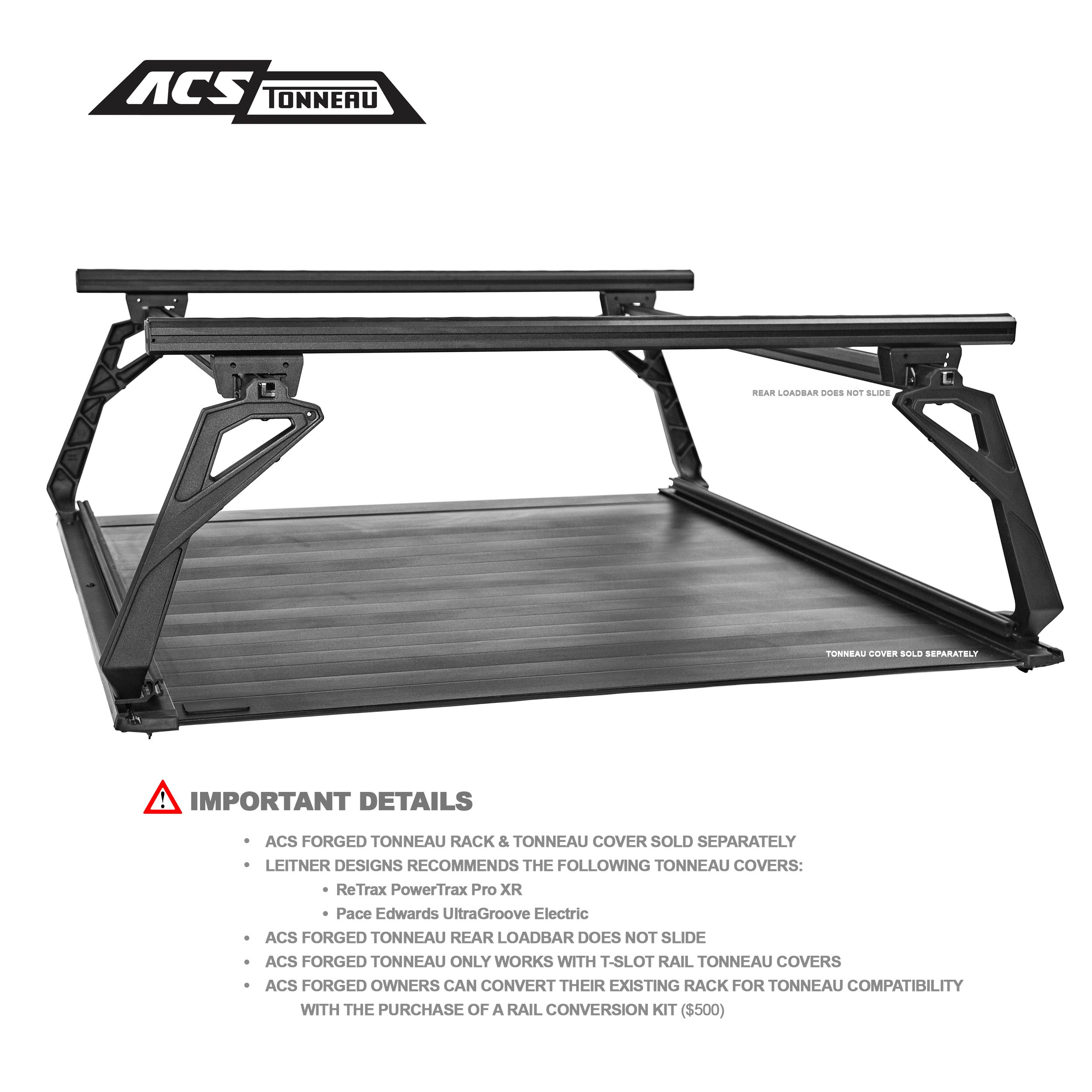 Leitner ACS FORGED TONNEAU - RACK ONLY - Chevrolet