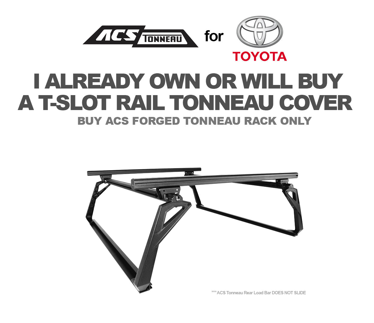 Leitner ACS FORGED TONNEAU - RACK ONLY - Toyota