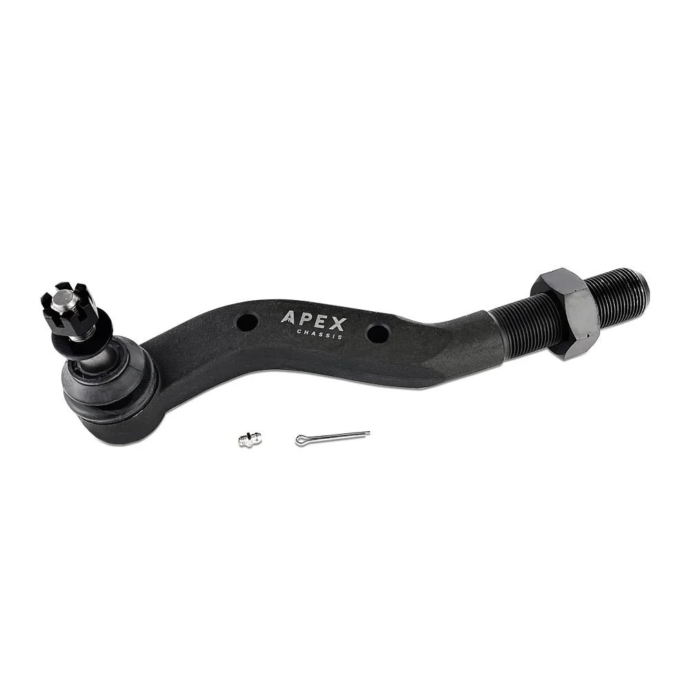 Apex Chassis JEEP WRANGLER JL & GLADIATOR JT - 2.5 TON TIE ROD ASSEMBLY - DANA44 - BLACK ALUMINUM