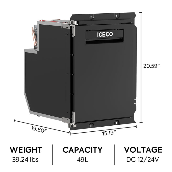 ICR49 Truck Fridge 12v Car Fridge DC Power | ICECO | 49 LT