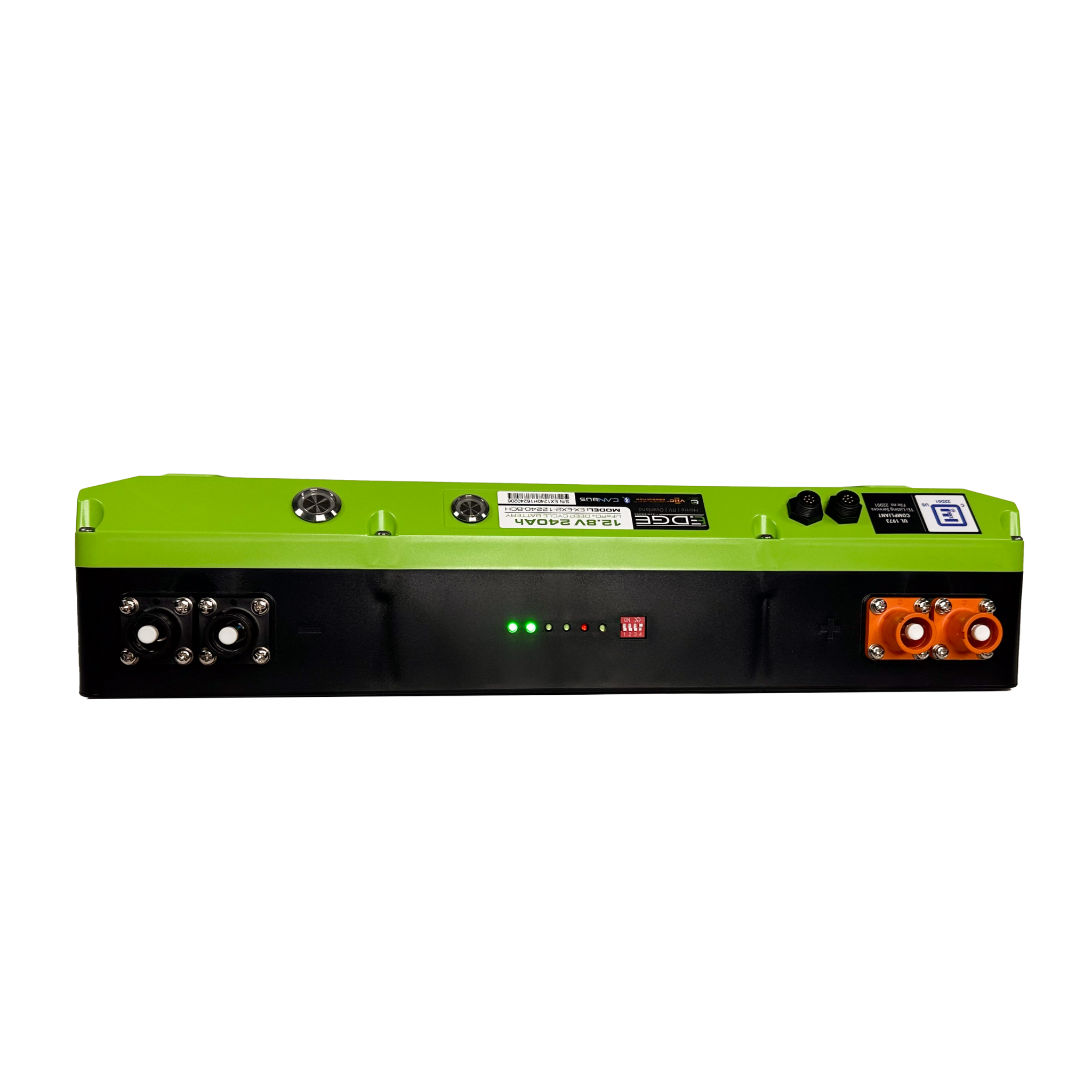 12V 240Ah LiFePO4 Lithium Battery – EX2 Edge, Bluetooth & Heated
