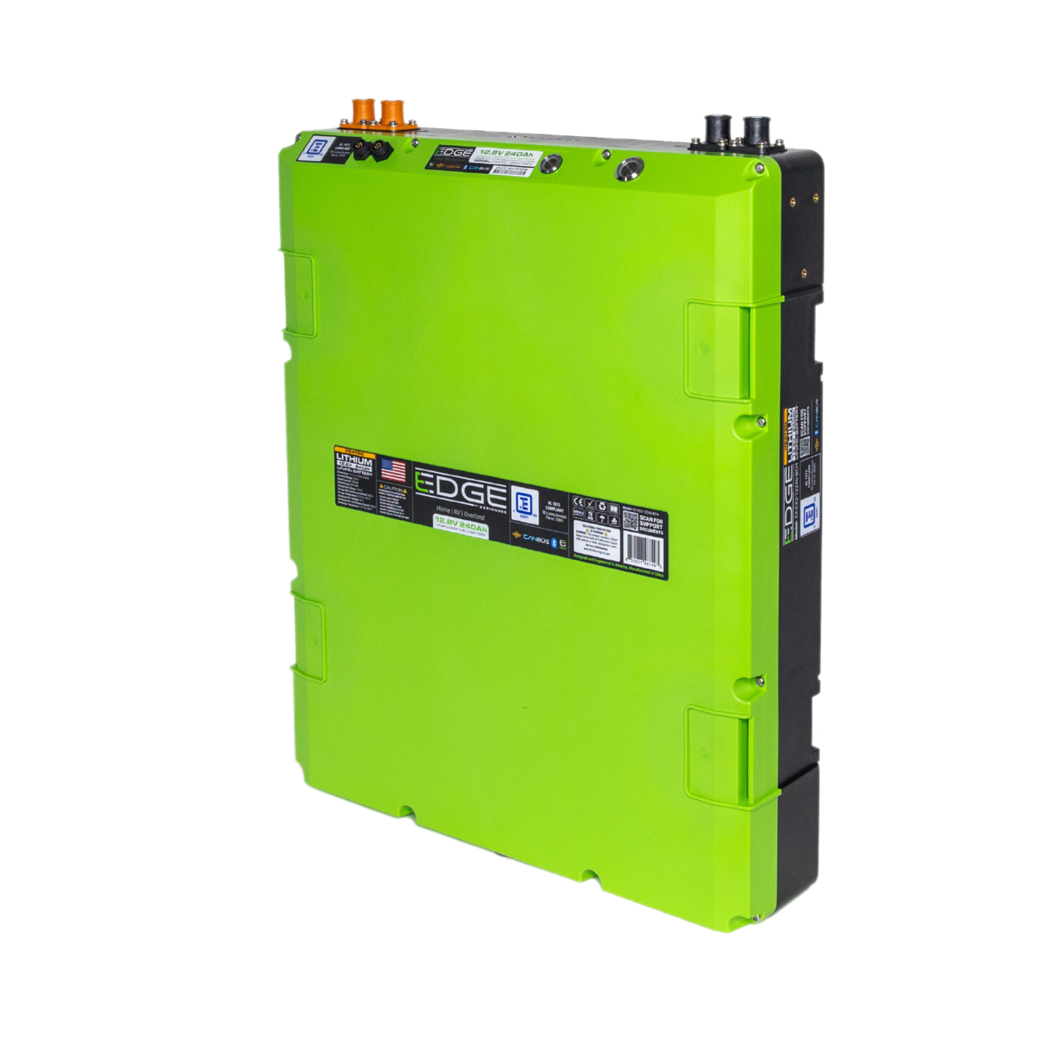 12V 240Ah LiFePO4 Lithium Battery – EX2 Edge, Bluetooth & Heated