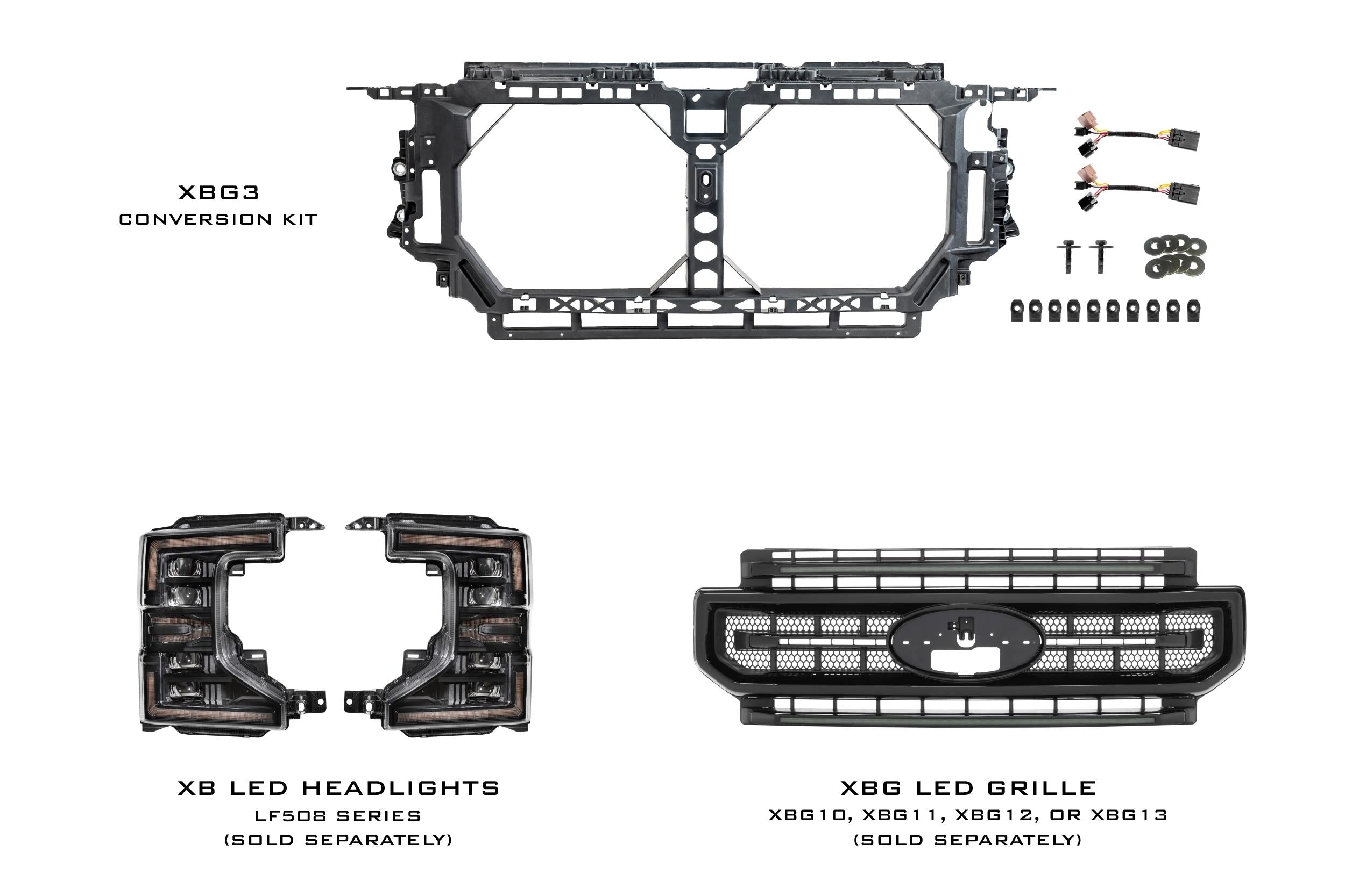 XBG: Ford Super Duty Front End Conversion Kit (17-19 to 20-22)