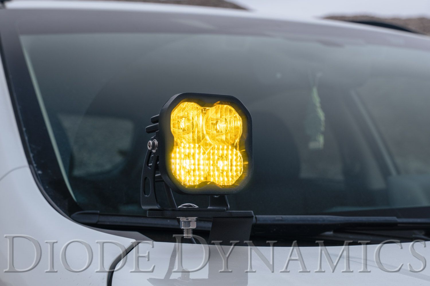 SS3 SAE Yellow Pro Round LED Pod (pair)