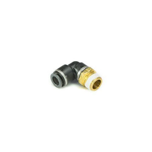 3/8" DOT/PTC - 3/8" NPT 90 DEG SWIVEL ELBOW