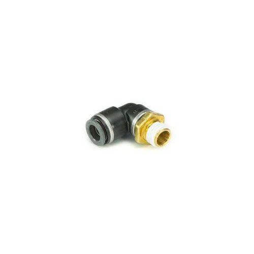 3/8" DOT/PTC - 1/4" NPT 90 DEG SWIVEL ELBOW