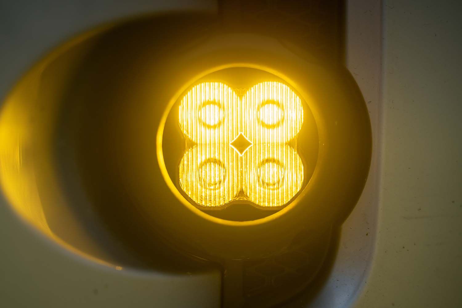 SS3 SAE Yellow Sport Angled LED Pod (pair)