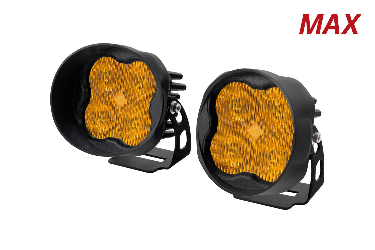 SS3 SAE Yellow Max Angled LED Pod (pair)