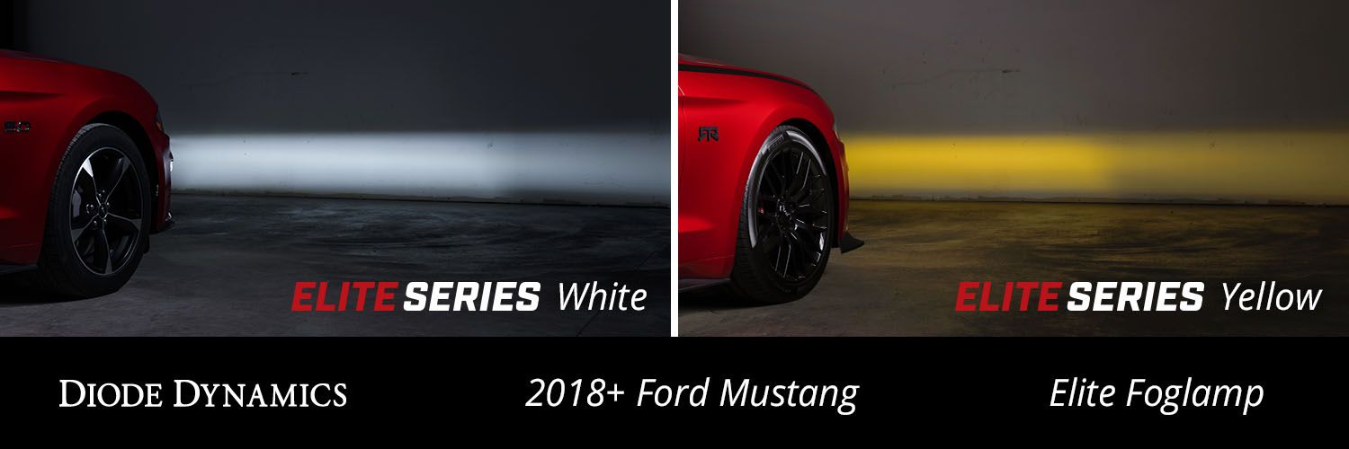 Elite Series Combination Fog Lamp for 2018-2023 Ford Mustang (USDM) (pair)