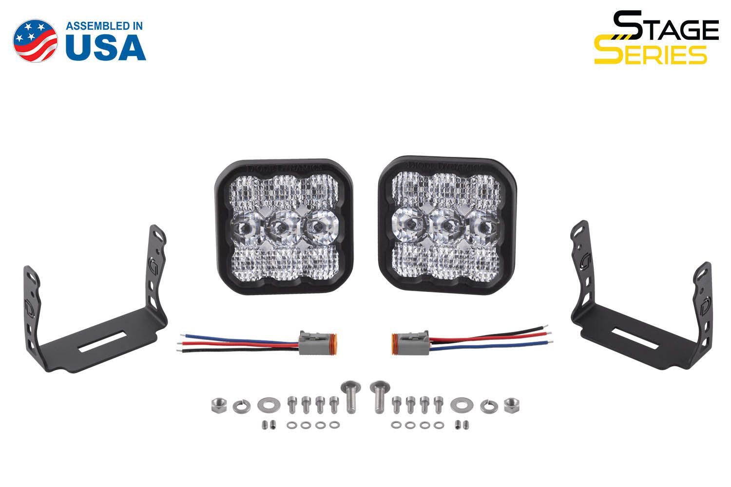 SS5 White Pro LED Pod (pair)