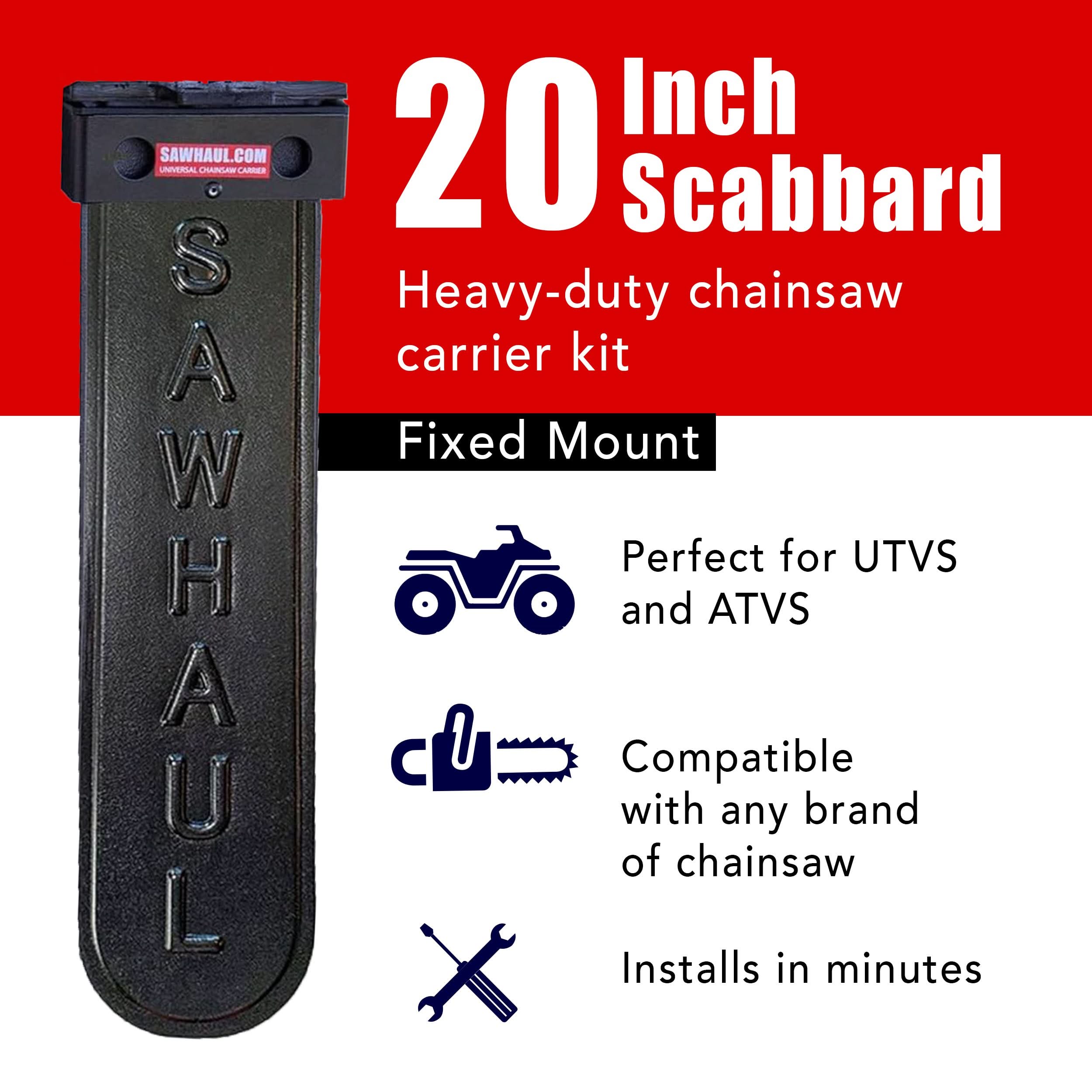 SawHaul Fixed Mount for Tubing and ROPS