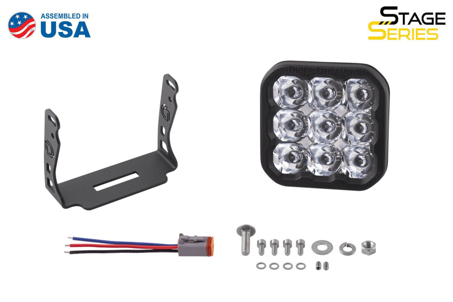 SS5 White Sport LED Pod (one)