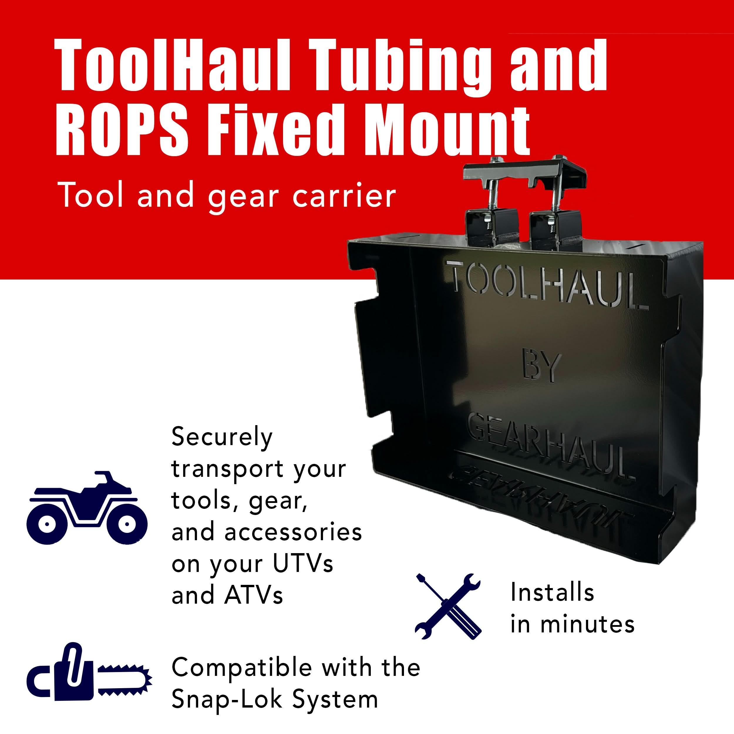ToolHaul Fixed Mount for Tubing & ROPS